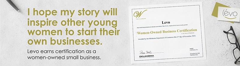 Levo earns certification as a women-owned small business Levo earns certification as a women-owned small business