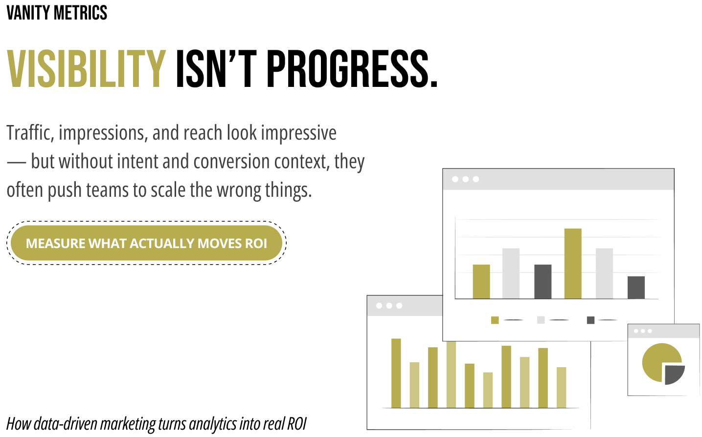 Focusing on Vanity Metrics Focusing on Vanity Metrics