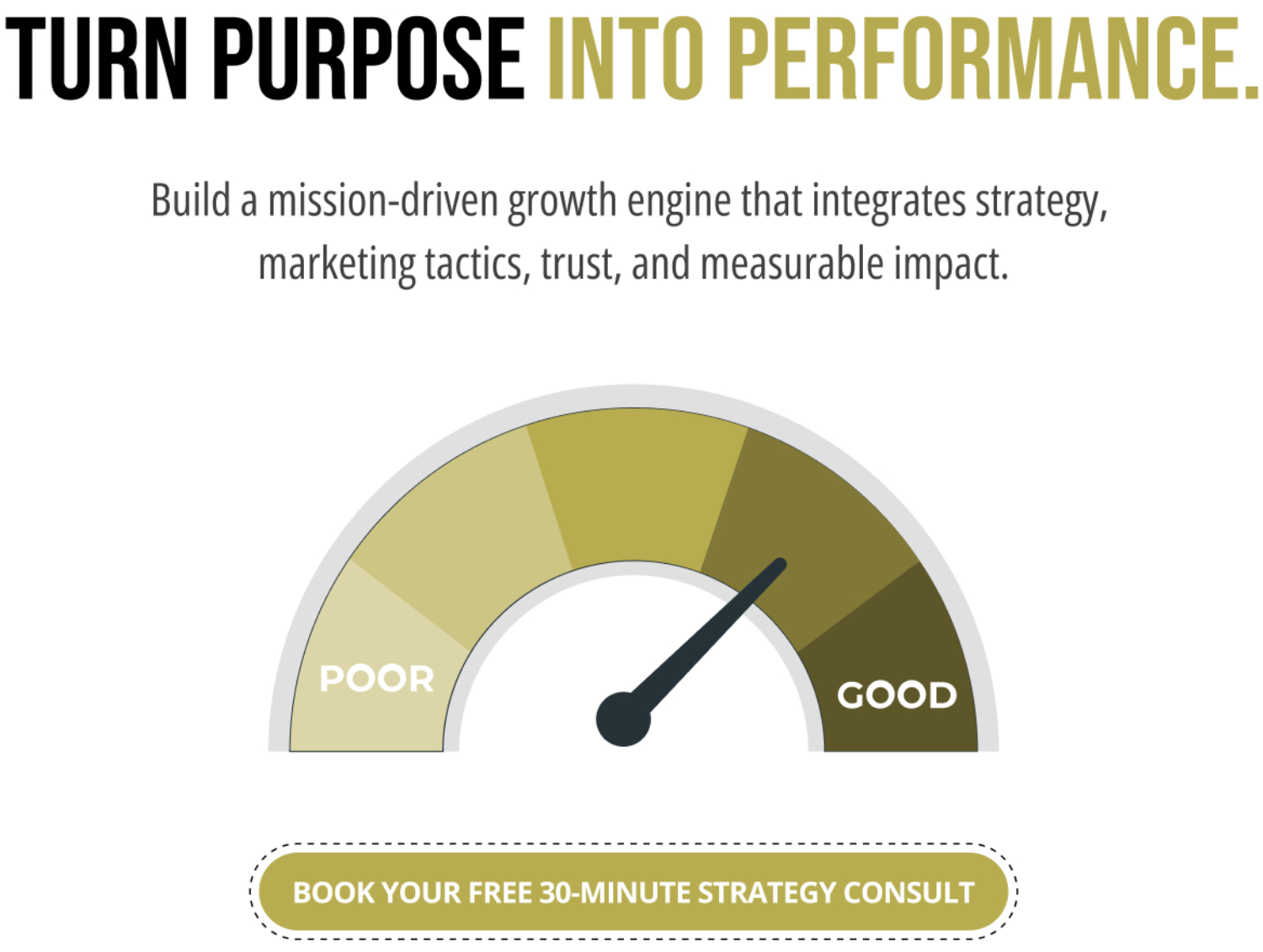 Turn Purpose Into Performance Turn Purpose Into Performance